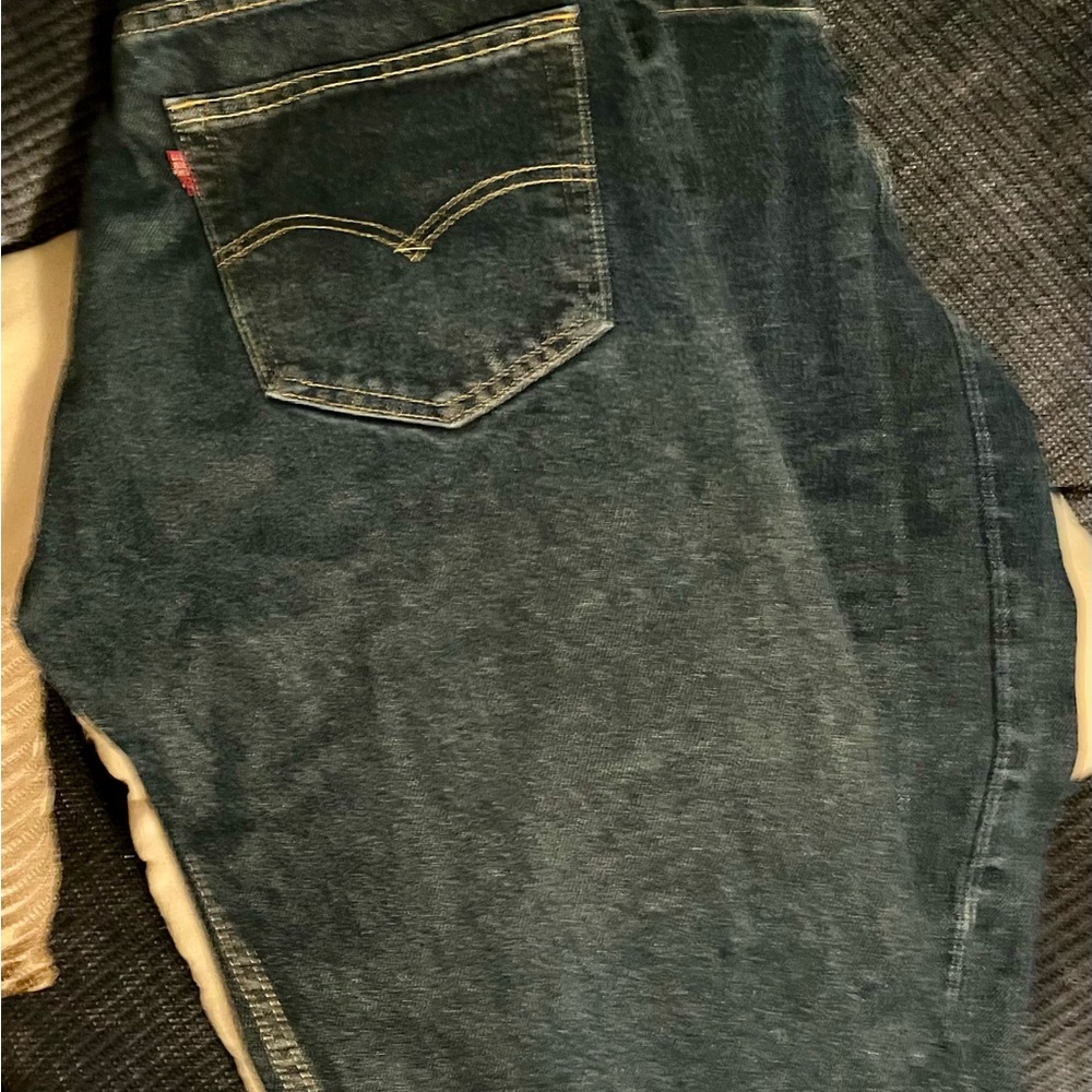 Levi's Blue Straight-Leg Jeans Classic Style